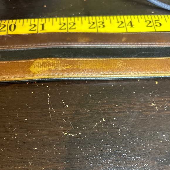 Unisex leather belt browns black 2” buckle 42” long - Picture 8 of 14